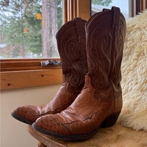 Tony Lama Men’s Western Boots – Size 9D